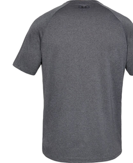 Pánske tričká Pánske tričko Under Armour Tech SS Tee 2.0 Black/Graphite - S