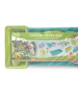 Hračky na záhradu Set pre deti s kvetináčmi, truhlíkmi fólia candy mix