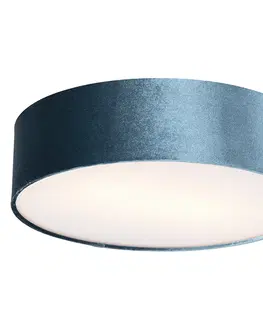 Stropne svietidla Moderné stropné svietidlo modré 40 cm - Bubon