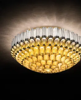 Stropné svietidlá Slamp Slamp Odeon Ceiling stropné svetlo, zlatá Ø 102 cm