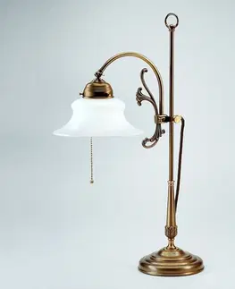 Stolové lampy Berliner Messinglampen Jemná stolná lampa Elisabeth