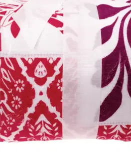 Deky Obojstranná baránková deka, fialová/červená/žltá/vzor, 150x200cm, VILNUS TYP2