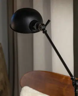 Stojacie lampy Markslöjd Stojacia lampa Portland, 2x nastaviteľná, čierna
