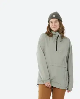 bundy a vesty Pánska ľahká snowboardová bunda SNB 100 sivá