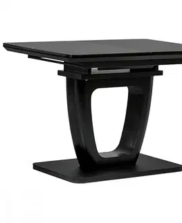 Jedálenské stoly Rozkladací jedálenský stôl HT-430 Čierna