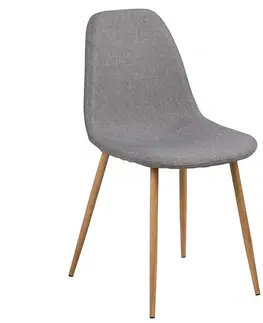 Plastové stoličky Stolička light grey 4 ks