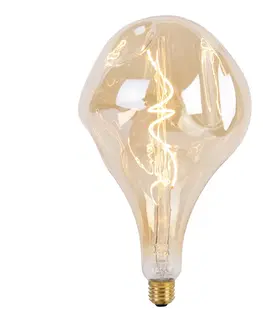 Ziarovky E27 stmievateľná LED lampa PS160 zlatá 6W 340 lm 1800K