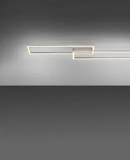 Stropné svietidlá JUST LIGHT. LED stropné svietidlo Iven, tlmené, oceľ, 92,4x22cm