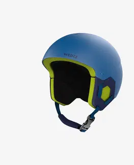 snowboard Detská lyžiarska prilba KID500 modro-žltá