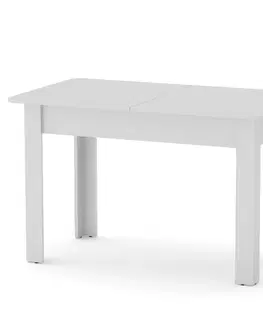 Jedálenské stoly KISS 5 jedálenský stôl, biely