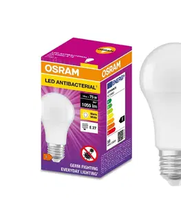 LED osvetlenie Osram LED Antibakteriálna žiarovka  A75 E27/10W/230V 2700K - Osram 