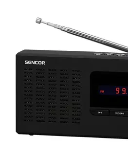 Predlžovacie káble Sencor Sencor - Prenosný PLL FM rádiopríjímač 5W 800 mAh 3,7V USB a MicroSD 