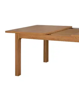 Jedálenské stoly BANDY 40 rozkladací masívny jedálenský stôl, dub medový