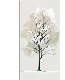 Obrazy stromy a listy Obraz strom v minimalistickom prevedení