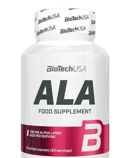 Antioxidanty ALA Alpha Lipoic Acid - Biotech USA 50 kaps.