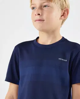 dresy Detské tričko na tenis Light tmavomodré