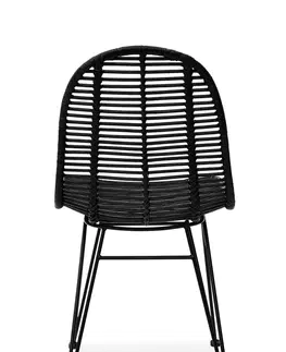 Jedálenské stoličky HALMAR K337 jedálenská stolička čierna
