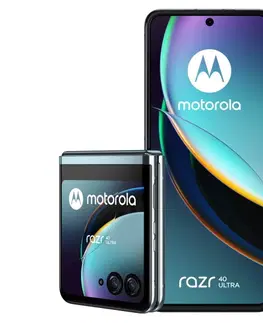 Mobilné telefóny Motorola Razr 40 Ultra, 8256GB, Glacier Blue PAX40048PL