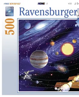 Hračky puzzle RAVENSBURGER - Planetárna sústava 500 dielikov
