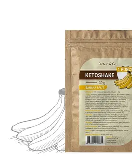 Ketodiéta Protein & Co. Ketoshake – 1 porcia 30 g PRÍCHUŤ: Strawberry milkshake