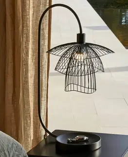 Stolové lampy Forestier Forestier Papillon XS stolná lampa čierna