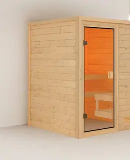Sauny Interiérová finská sauna 145 x 145 cm Dekorhome