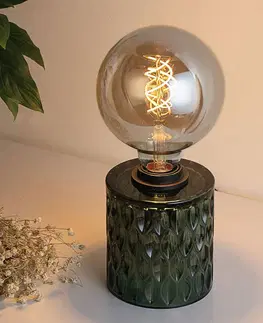 Stolové lampy Pauleen Pauleen Crystal Magic stolová lampa, zelené sklo