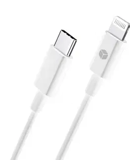 USB káble Sturdo Dátový a nabíjací kábel MFi USB-CLightning, 3A, 1m, biely KAB-0233-STU-LIGHT