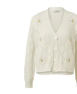Coats & Jackets Kardigán s kvetinovou výšivkou