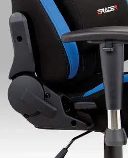 Kancelárske stoličky Kancelárska stolička KA-F02 látka / plast Autronic Modrá