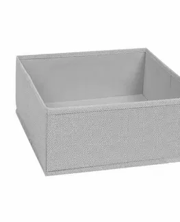 Úložné boxy Compactor Organizér Boston L 28 x 28 x 12 cm, sivá
