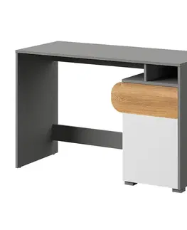 Moderné kancelárske stoly Stôl Carini Ca8 White/light Graphite
