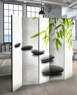 Paravány Paraván Zen Stones Dekorhome 135x172 cm (3-dielny)