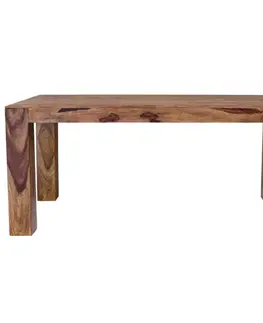 Jedálenské stoly Jedálenský stôl Tara 175x90 indický masív palisander