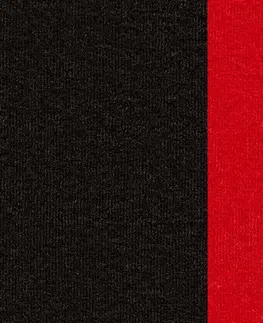 Pohovky NABBI Ella II rozkladacia pohovka s úložným priestorom čierna / červená