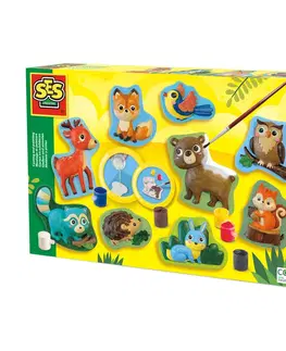 Kreatívne a výtvarné hračky SES - Odlievanie a maľovanie - lesné zvieratá