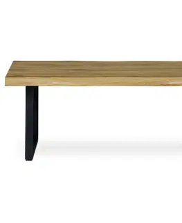 Konferenčné stolíky Robustný konferenčný stôl v dekore divoký dub, 110 x 70 x 45 cm