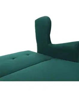 Pohovky a gauče Rozkladacia pohovka DAISY Tmavo zelená