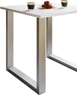 Stoly do jedálne Jedálenský stôl Xona Biely 80x50 Cm