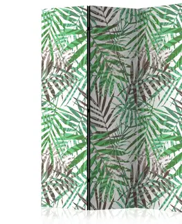 Paravány Paraván Wild Leaves Dekorhome 135x172 cm (3-dielny)