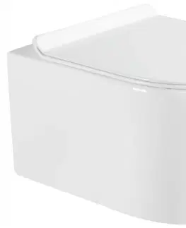 Záchody MEXEN/S - SOFIA WC misa rimless + sedátko, biela 30540400