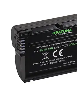 Predlžovacie káble PATONA PATONA - Batéria Nikon EN-EL15B 2000mAh Li-Ion Premium 