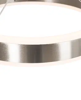 Zavesne lampy Závesné svietidlo oceľové predĺžené vrátane LED 3-stupňové stmievateľné 3-svetlo - Lyani