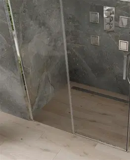 Sprchovacie kúty MEXEN/S - OMEGA sprchovací kút 120x100, transparent, chróm 825-120-100-01-00