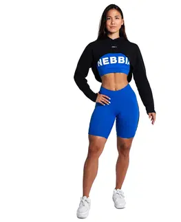 Dámske šortky Fitness šortky Nebbia s vysokým pásom ICONIC 238 blue - XS