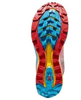 Dámska obuv Dámske trailové topánky  La Sportiva Jackal II Woman Hibiscus/Malibu Blue - 38