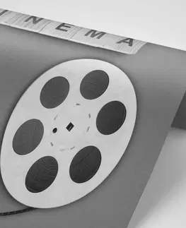 Čiernobiele tapety Tapeta filmová čiernobiela páska
