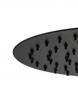 Sprchy a sprchové panely HOPA - Okrúhla hlavová sprcha BLACK BAASHE2525BK