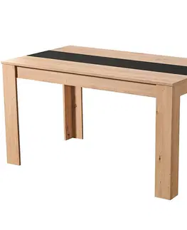 Jedálenské stoly Stôl Domus biely / sivý dub