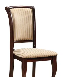 Jedálenské stoličky SC-MN čalúnená jedálenská stolička, orech tmavý T19